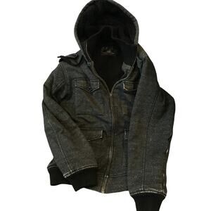 CSG Zip up Insulated Hoodie Mens L